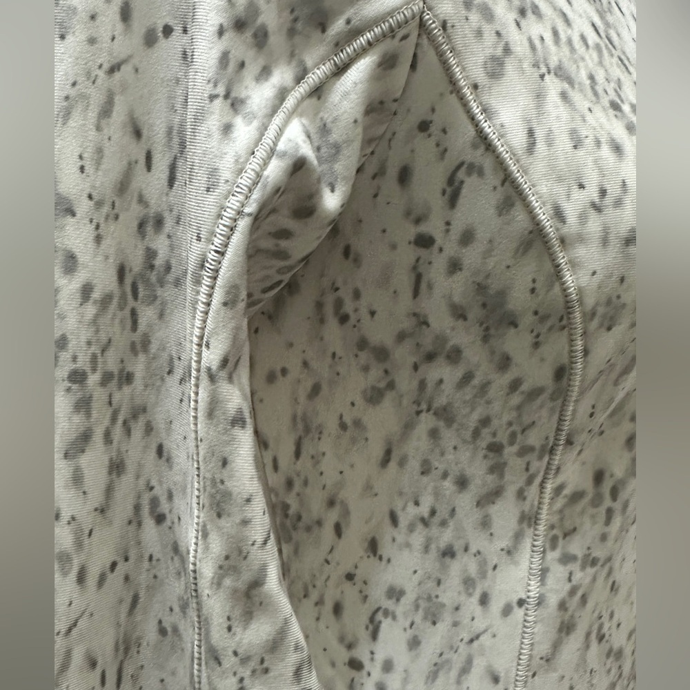 325 CALIA | NWOT Gray Snow Speckled Quarter-Zip Turtleneck Pullover (size XS) - Picture 10 of 16
